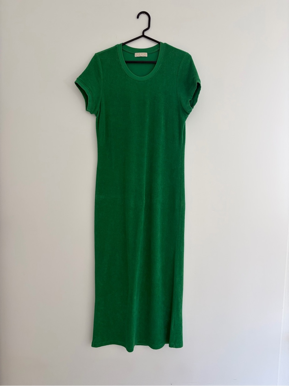 Suzie Kondi Green Terry Maxi Dress